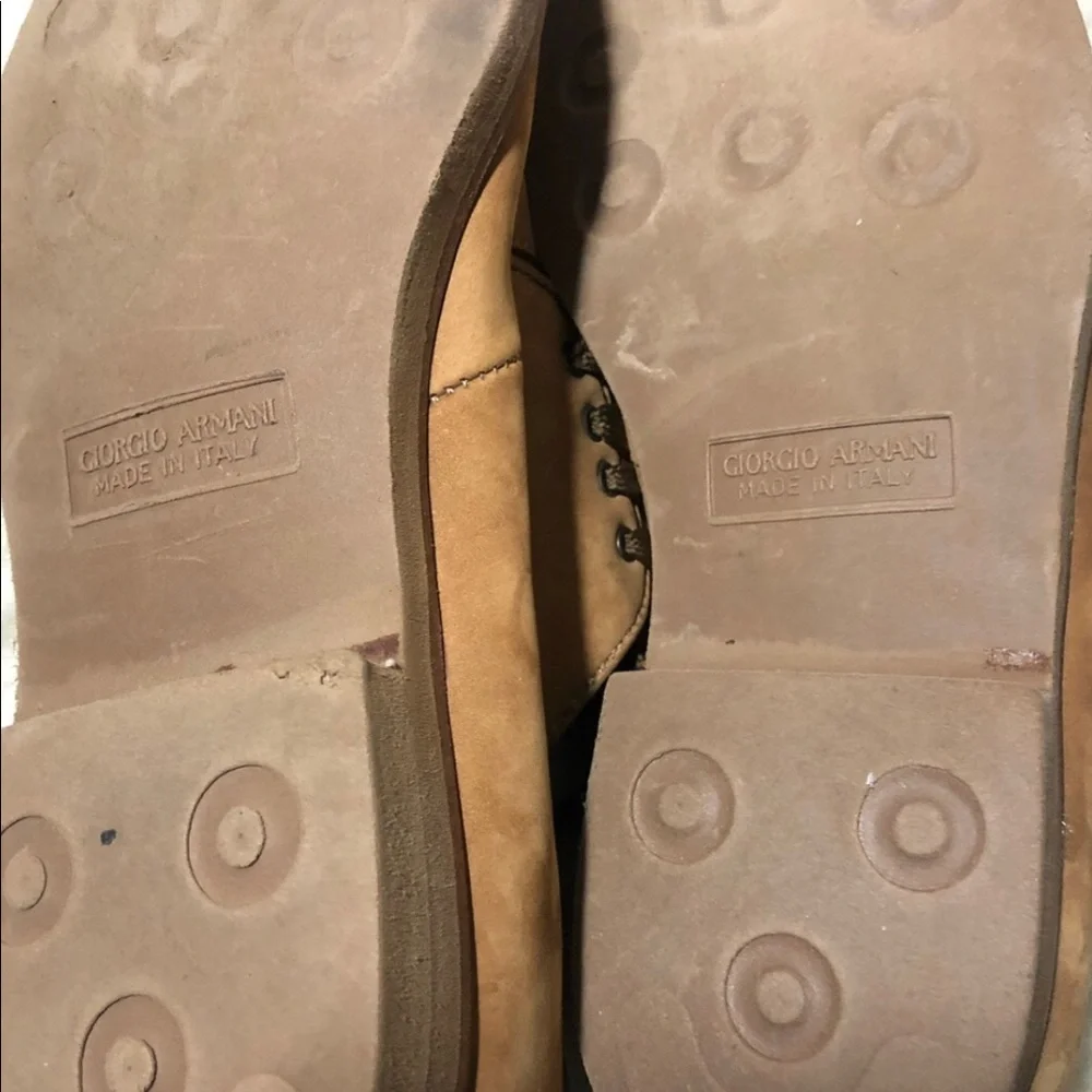 VTG Giorgio Armani Derby's with Dust Bag